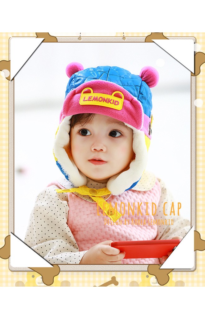 หมวกนักบินแต่งหูหมีกลมๆ น่ารัก ดีไซน์สุดเท่