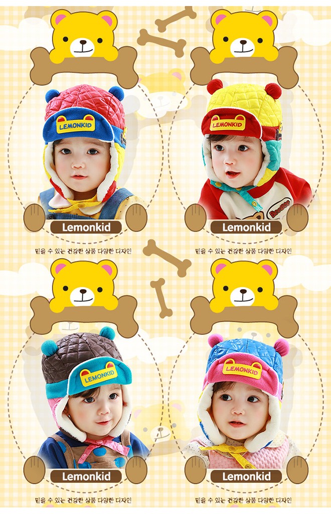 หมวกนักบินแต่งหูหมีกลมๆ น่ารัก ดีไซน์สุดเท่