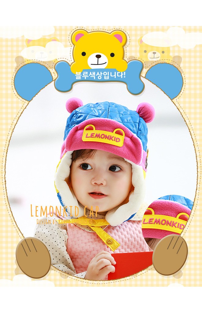 หมวกนักบินแต่งหูหมีกลมๆ น่ารัก ดีไซน์สุดเท่