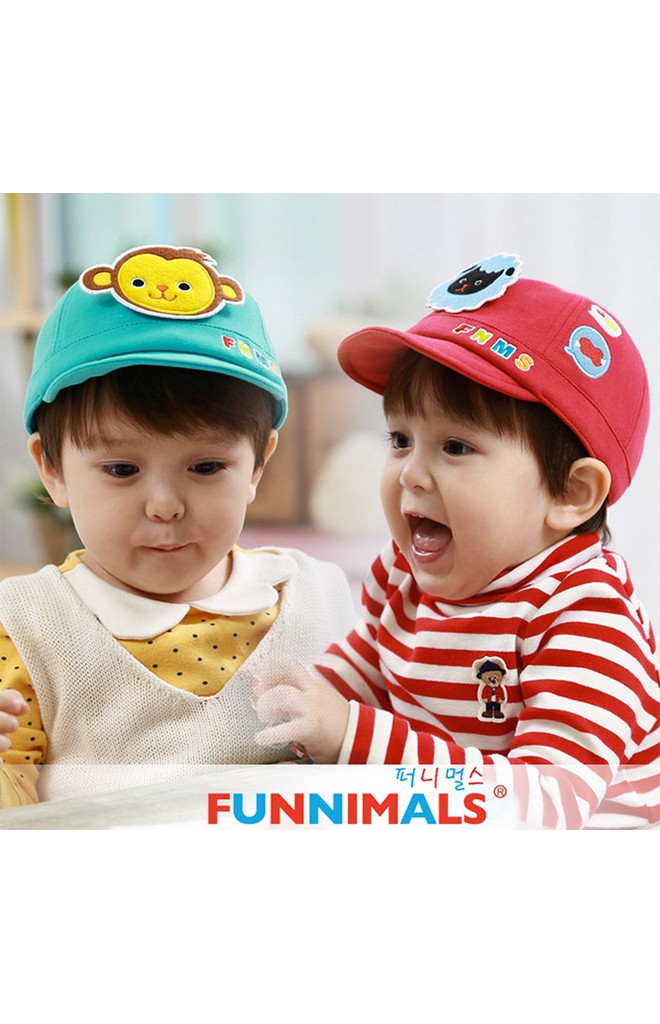 หมวกแก๊ปการ์ตูนรูปสัตว์ หมี และ แกะ FUNNIMALS