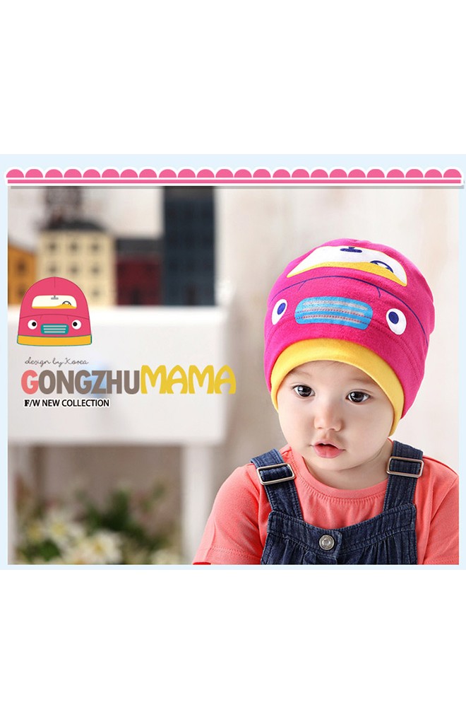 หมวกเด็กดีไซน์รูปรถ หมวกเด็กเท่ๆ จาก GZMM