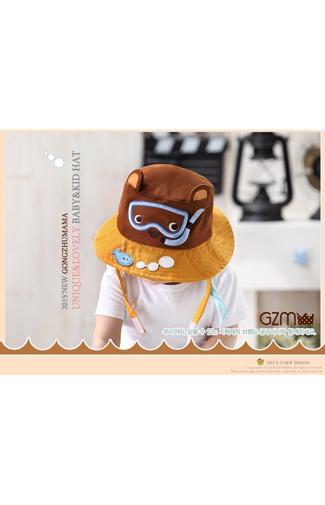 หมวกหมี วินนี่นักดำน้ำ หมวกกันแดดสไตล์เท่ๆ จาก GZMM
