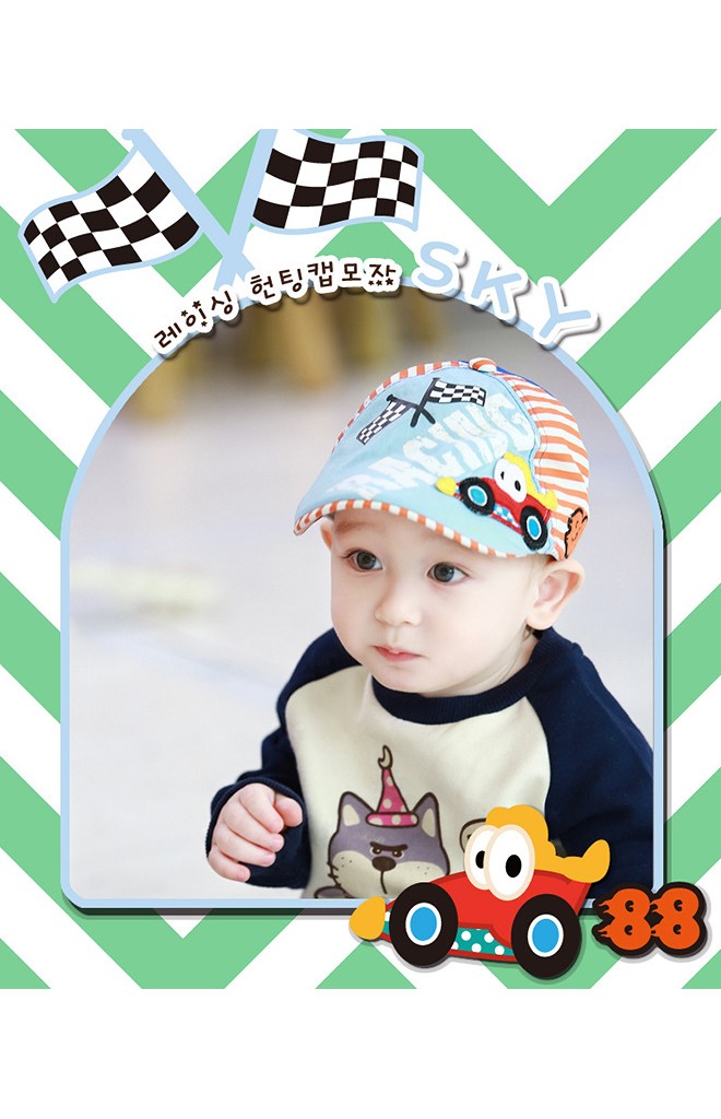 หมวกแฟล็ตแค็ปลายรถแข่ง RACING หมวกเท่ๆ แบรนด์ TUTUYA