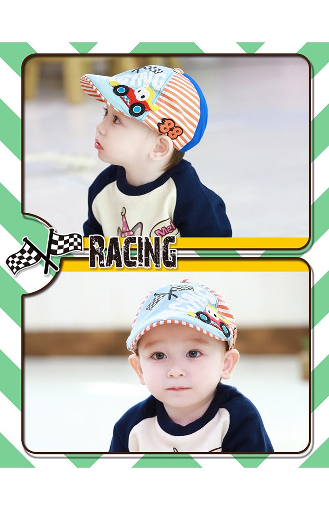 หมวกแฟล็ตแค็ปลายรถแข่ง RACING หมวกเท่ๆ แบรนด์ TUTUYA