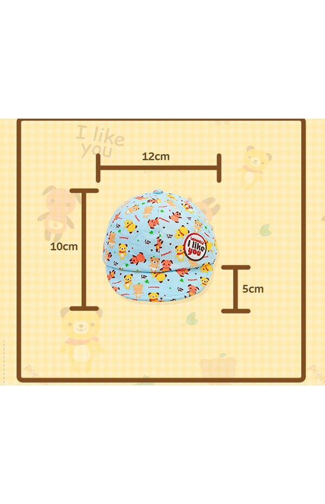 หมวกแก๊ปเนื้อผ้าฝ้ายลายรูปหมี จาก Lemonkid