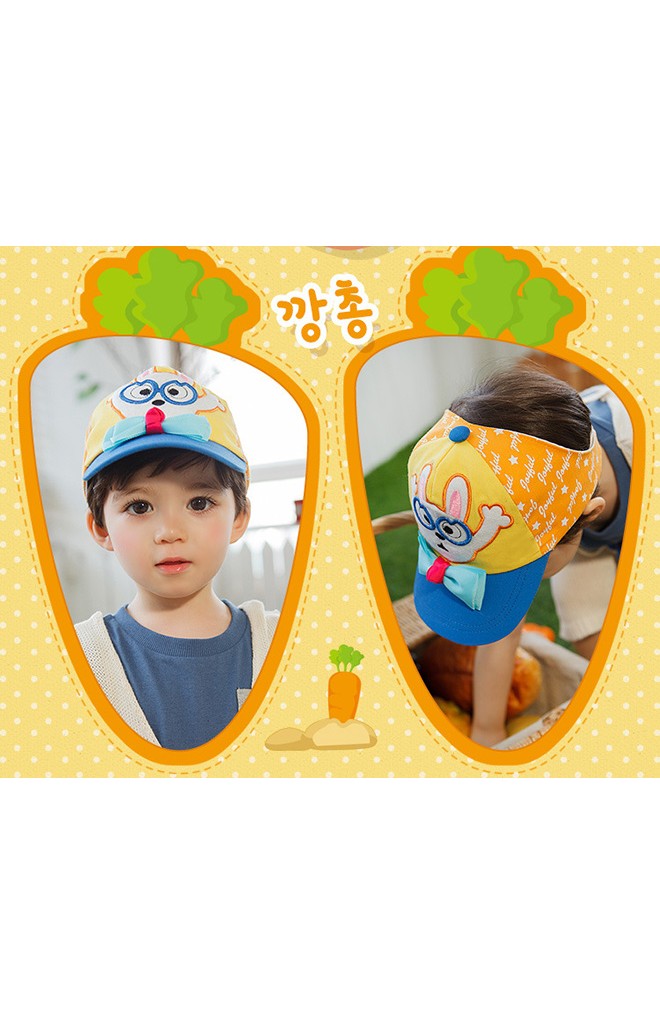 หมวกแก๊ปกันแดด รูปกระต่ายอวกาศแต่งโบว์น่ารัก Lemonkid