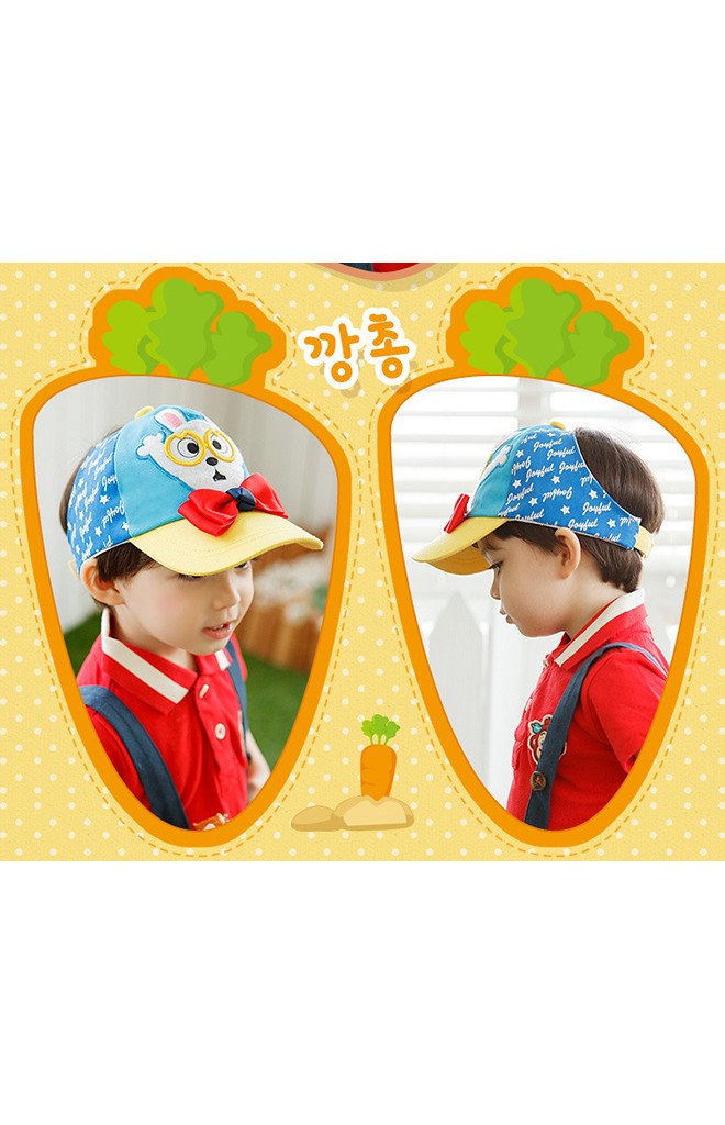 หมวกแก๊ปกันแดด รูปกระต่ายอวกาศแต่งโบว์น่ารัก Lemonkid