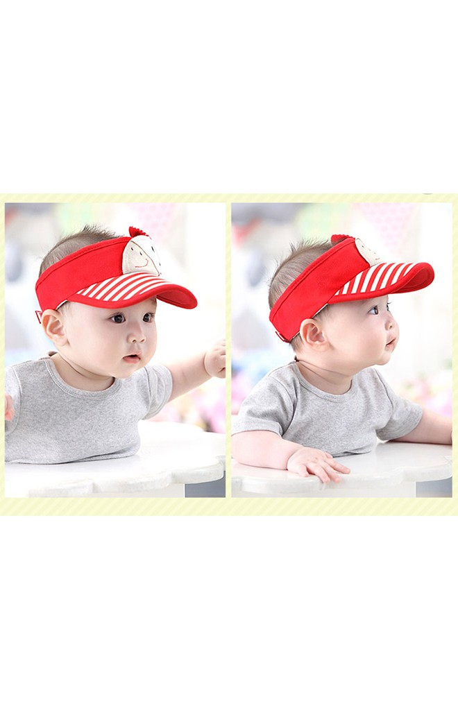 หมวกแก๊ปกันแดดแต่งกระต่ายน่ารัก จาก GZMM