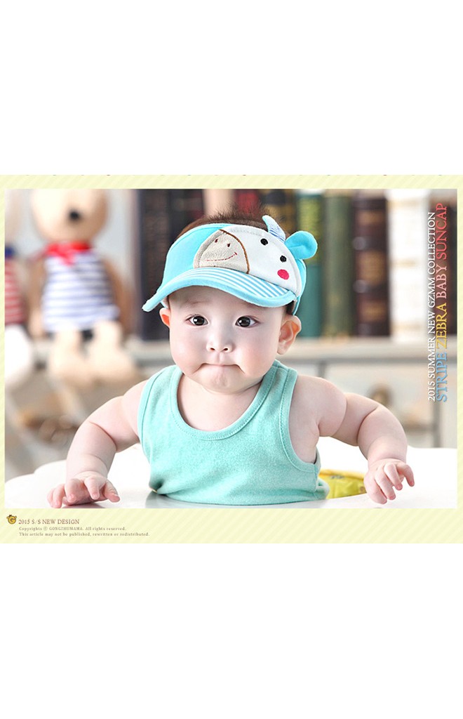 หมวกแก๊ปกันแดดแต่งกระต่ายน่ารัก จาก GZMM