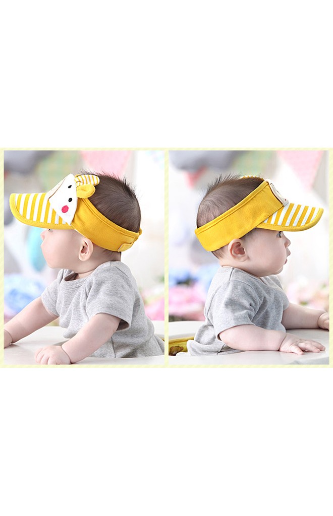 หมวกแก๊ปกันแดดแต่งกระต่ายน่ารัก จาก GZMM