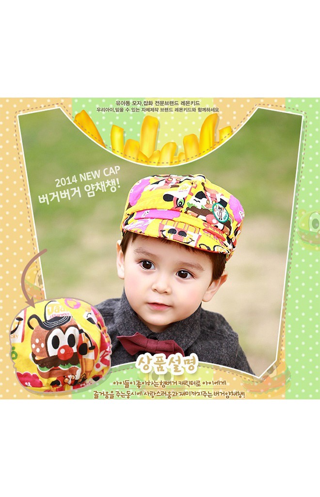 หมวกแก๊ปพิมพ์ลายการ์ตูน เนื้อผ้าฝ้าย จาก Lemonkid