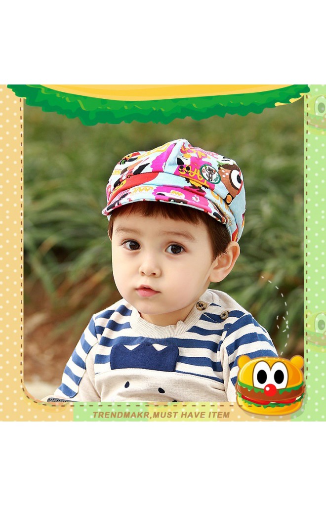 หมวกแก๊ปพิมพ์ลายการ์ตูน เนื้อผ้าฝ้าย จาก Lemonkid