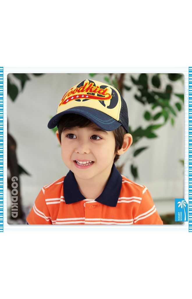 หมวกแก๊ป สกรีน Goodkid ด้านหลังเป็นตาข่าย