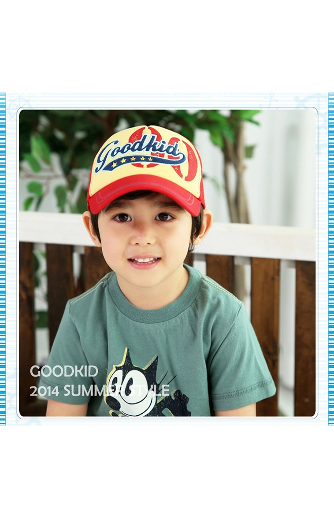 หมวกแก๊ป สกรีน Goodkid ด้านหลังเป็นตาข่าย