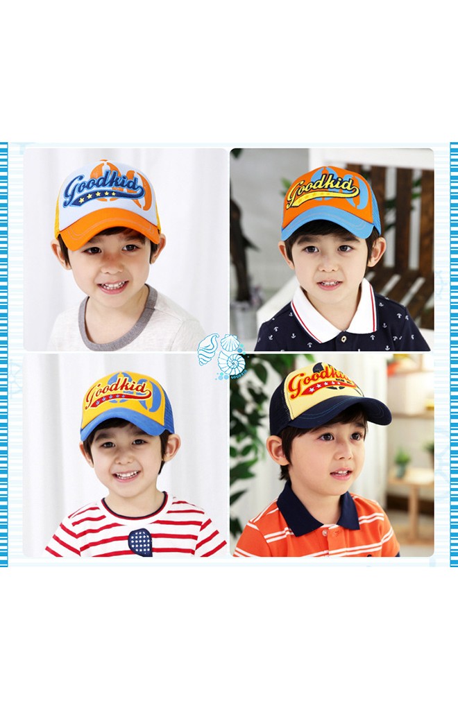 หมวกแก๊ป สกรีน Goodkid ด้านหลังเป็นตาข่าย