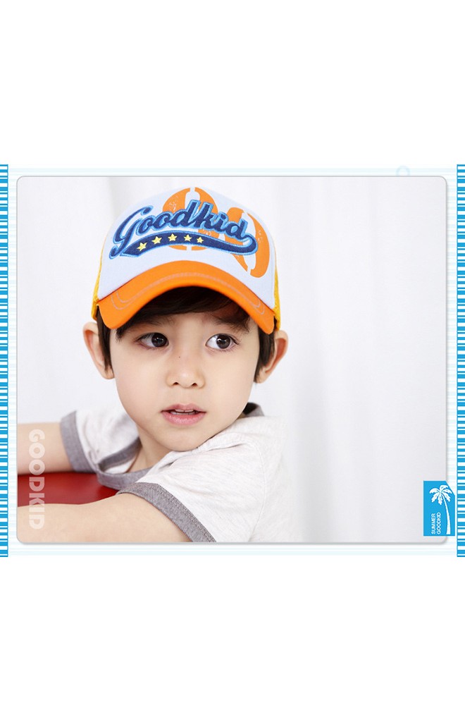 หมวกแก๊ป สกรีน Goodkid ด้านหลังเป็นตาข่าย