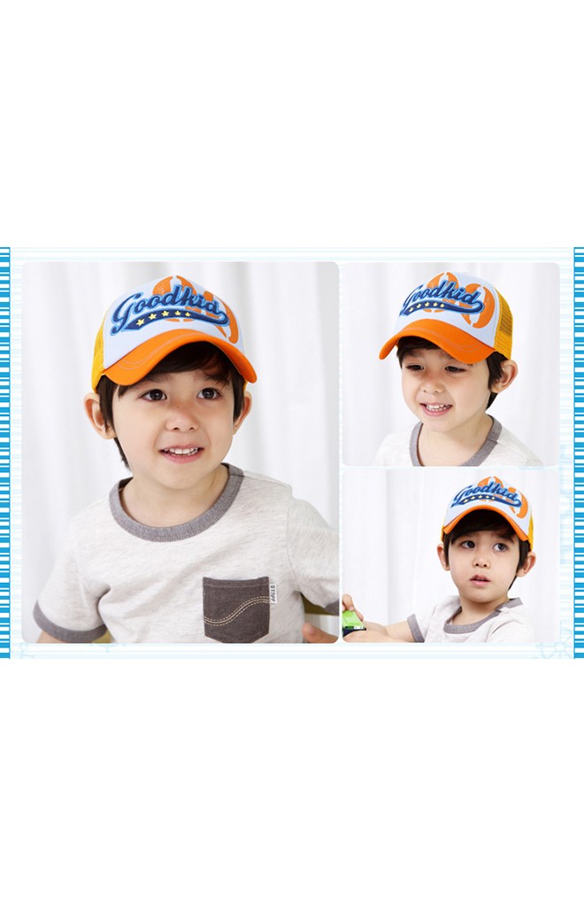 หมวกแก๊ป สกรีน Goodkid ด้านหลังเป็นตาข่าย