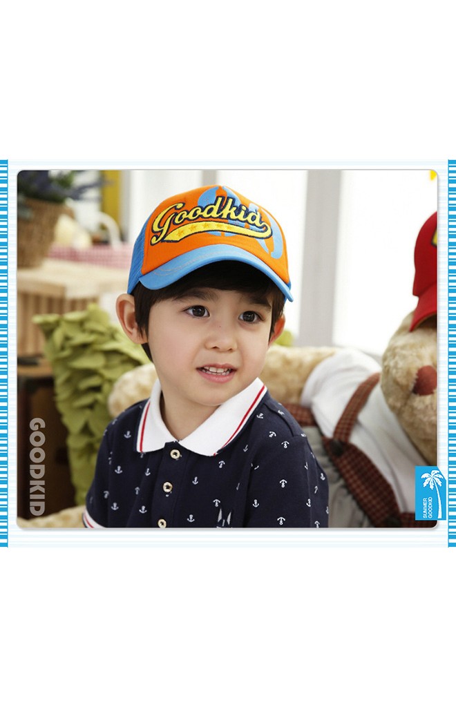 หมวกแก๊ป สกรีน Goodkid ด้านหลังเป็นตาข่าย