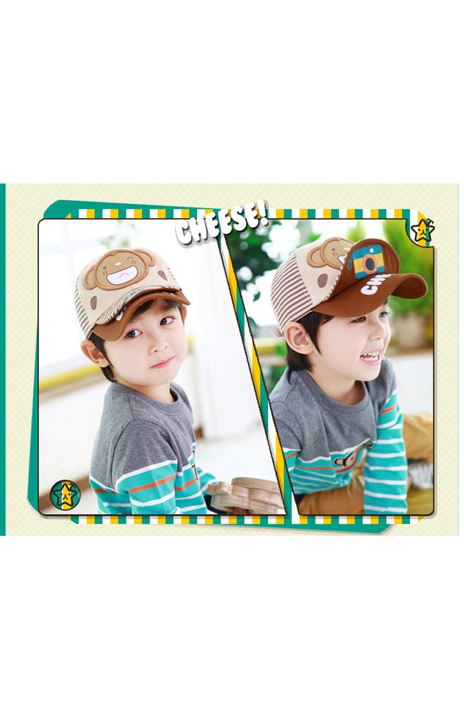 หมวกแก๊ปเด็ก TAKE A PHOTO แต่งรูปลิง TUTUYA