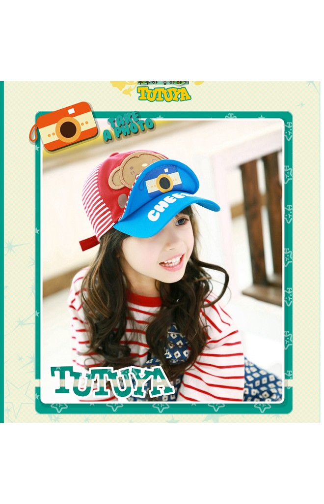 หมวกแก๊ปเด็ก TAKE A PHOTO แต่งรูปลิง TUTUYA