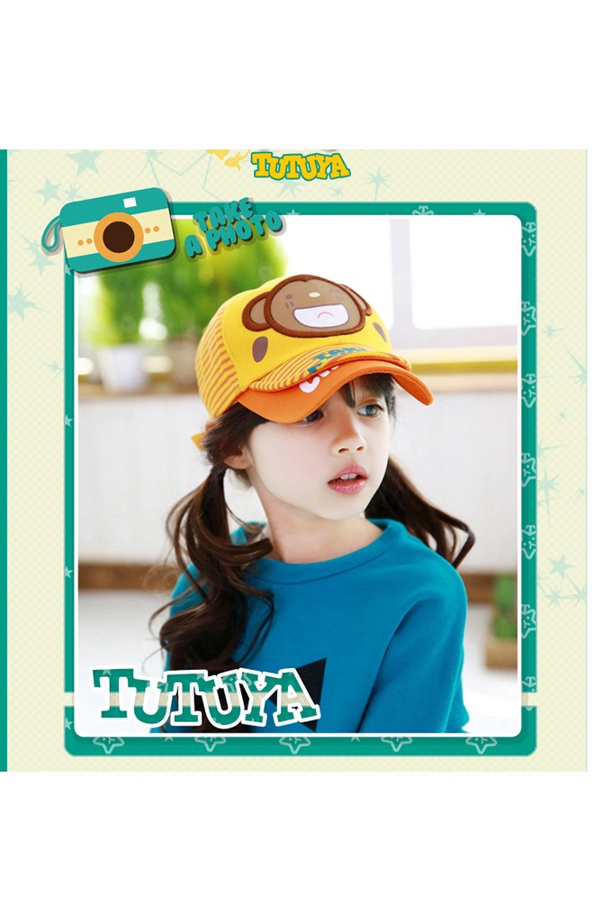 หมวกแก๊ปเด็ก TAKE A PHOTO แต่งรูปลิง TUTUYA