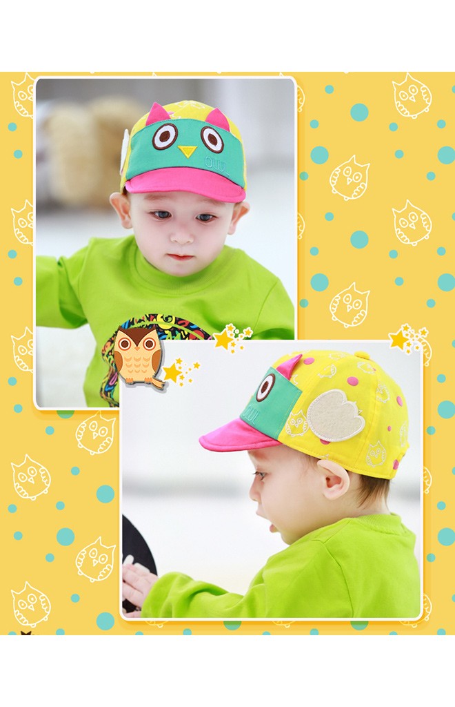หมวกแก๊ปนกฮูกสีสันสดใส จาก TUTUYA