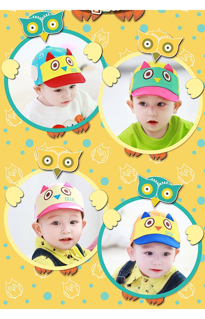 หมวกแก๊ปนกฮูกสีสันสดใส จาก TUTUYA