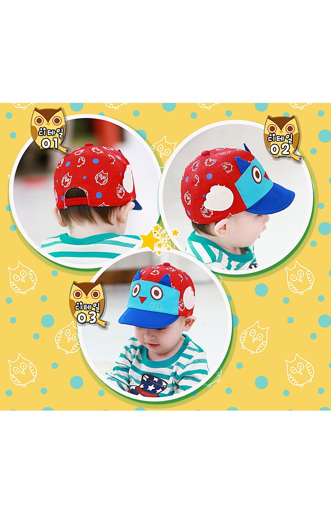 หมวกแก๊ปนกฮูกสีสันสดใส จาก TUTUYA