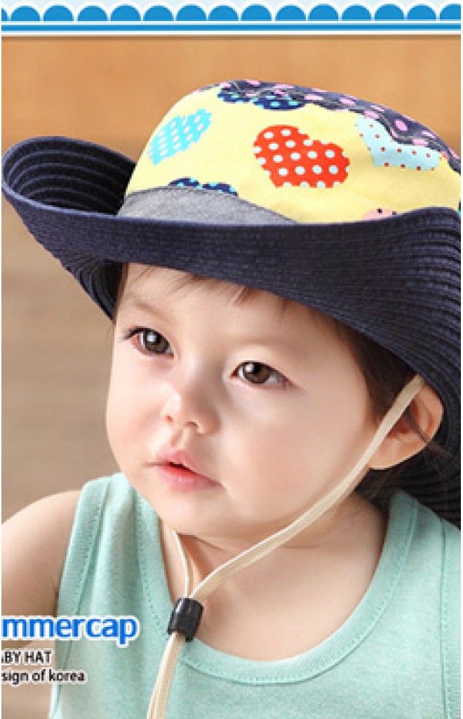 หมวกคาวบอยลายหัวใจ สไตล์เกาหลี จากแบรนด์ GZMM
