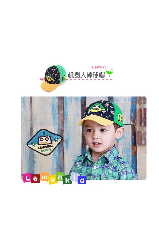 หมวกแก๊ป ROBOT ด้านข้างปัก 09 จาก Lemonkid