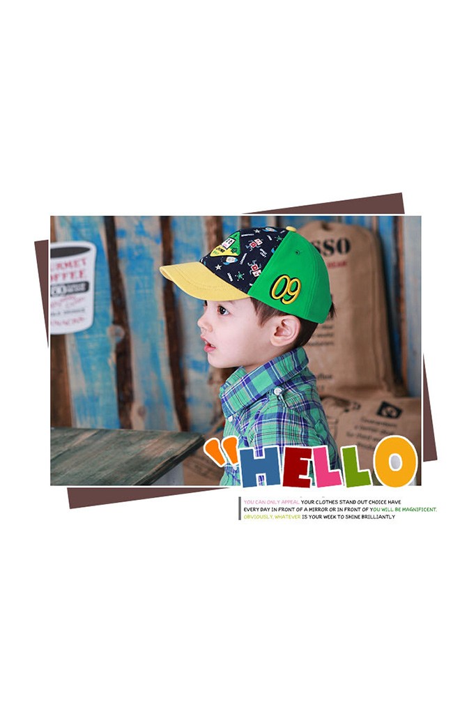 หมวกแก๊ป ROBOT ด้านข้างปัก 09 จาก Lemonkid