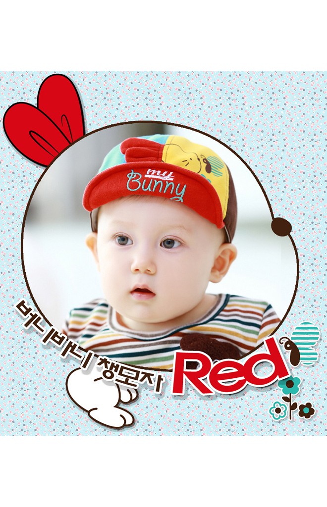 หมวกแก๊ปแต่งกระต่าย หน้าหมวกปัก my Bunny จาก TUTUYA
