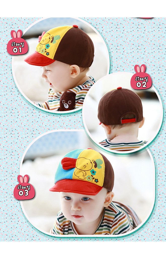 หมวกแก๊ปแต่งกระต่าย หน้าหมวกปัก my Bunny จาก TUTUYA