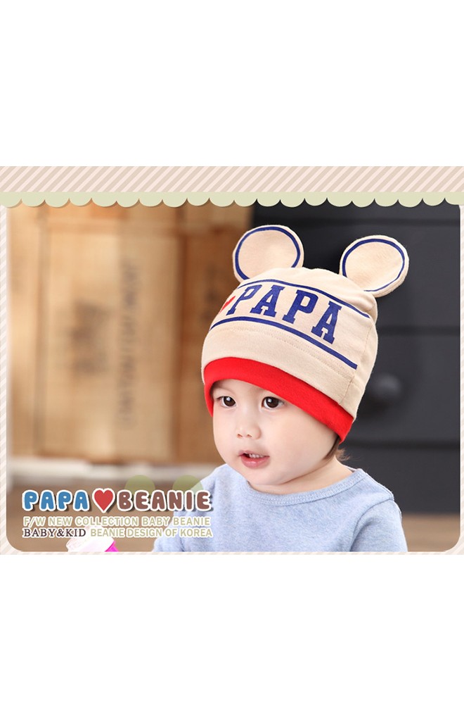 หมวก I love PAPA แต่งหูมิกกี้ จาก GZMM