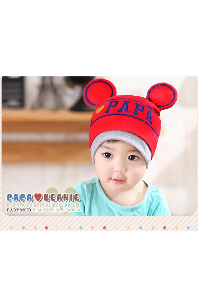 หมวก I love PAPA แต่งหูมิกกี้ จาก GZMM