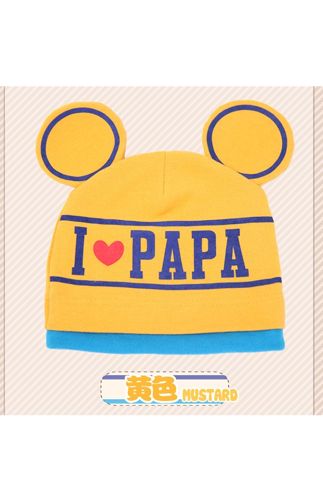 หมวก I love PAPA แต่งหูมิกกี้ จาก GZMM
