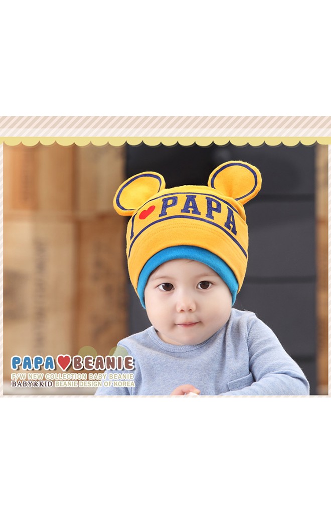 หมวก I love PAPA แต่งหูมิกกี้ จาก GZMM