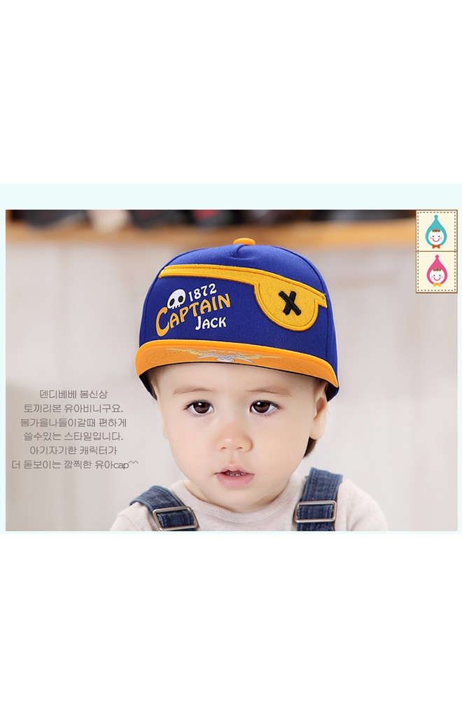 หมวกแก๊ปปีกแบนโจรสลัด Captain Jack จาก DANDYBEBE