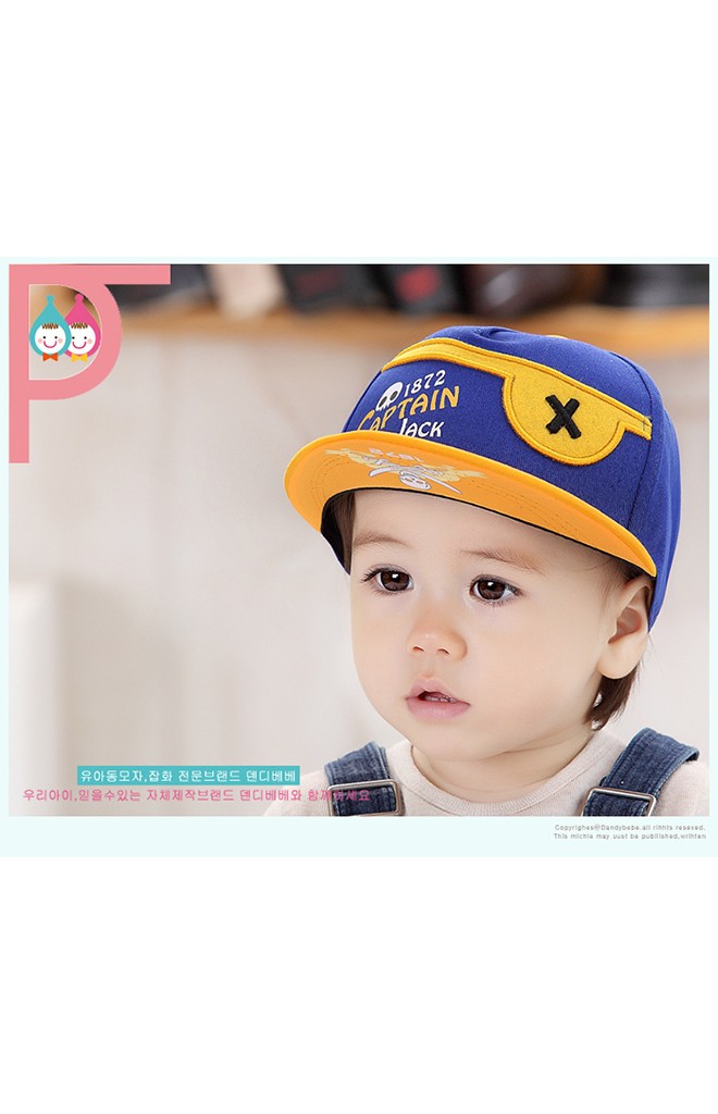 หมวกแก๊ปปีกแบนโจรสลัด Captain Jack จาก DANDYBEBE
