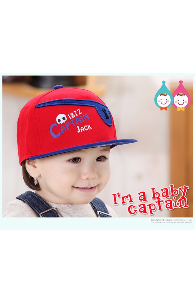 หมวกแก๊ปปีกแบนโจรสลัด Captain Jack จาก DANDYBEBE