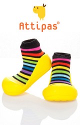 Attipas รองเท้าเด็กหัดเดิน - Rainbow yellow