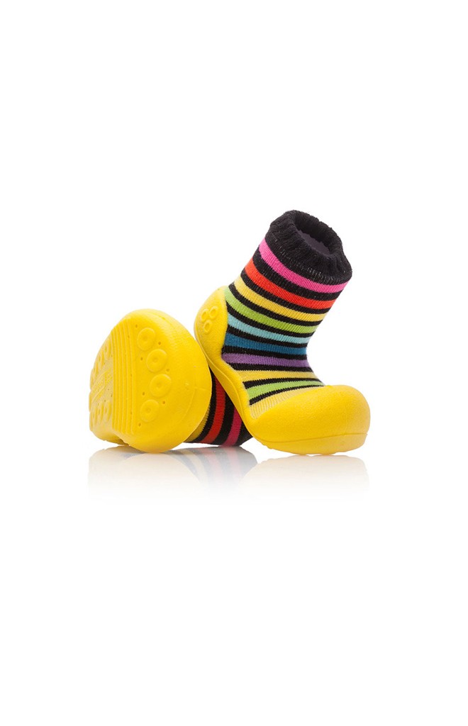 Attipas รองเท้าเด็กหัดเดิน - Rainbow yellow
