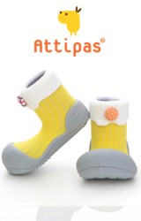 Attipas รองเท้าเด็กหัดเดิน - lollipop Yellow
