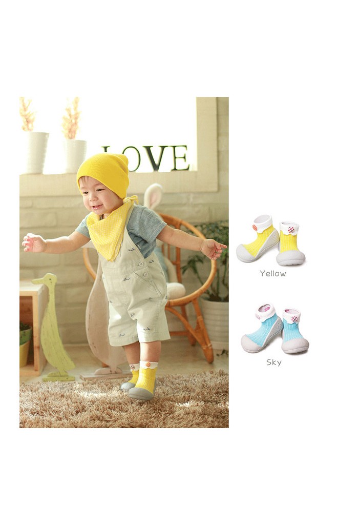 Attipas รองเท้าเด็กหัดเดิน - lollipop Yellow
