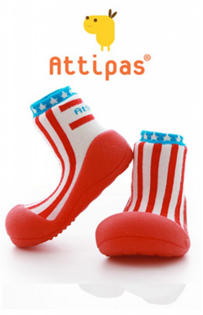 Attipas รองเท้าเด็กหัดเดิน - Littlestar Red Attipas รองเท้าเด็กหัดเดิน - Littlestar Red