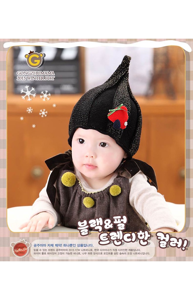 หมวกเอลฟ์ ปลายหมวกแหลม แต่งกิ๊ปต้นคริสมาสต์สีแดง GZMM