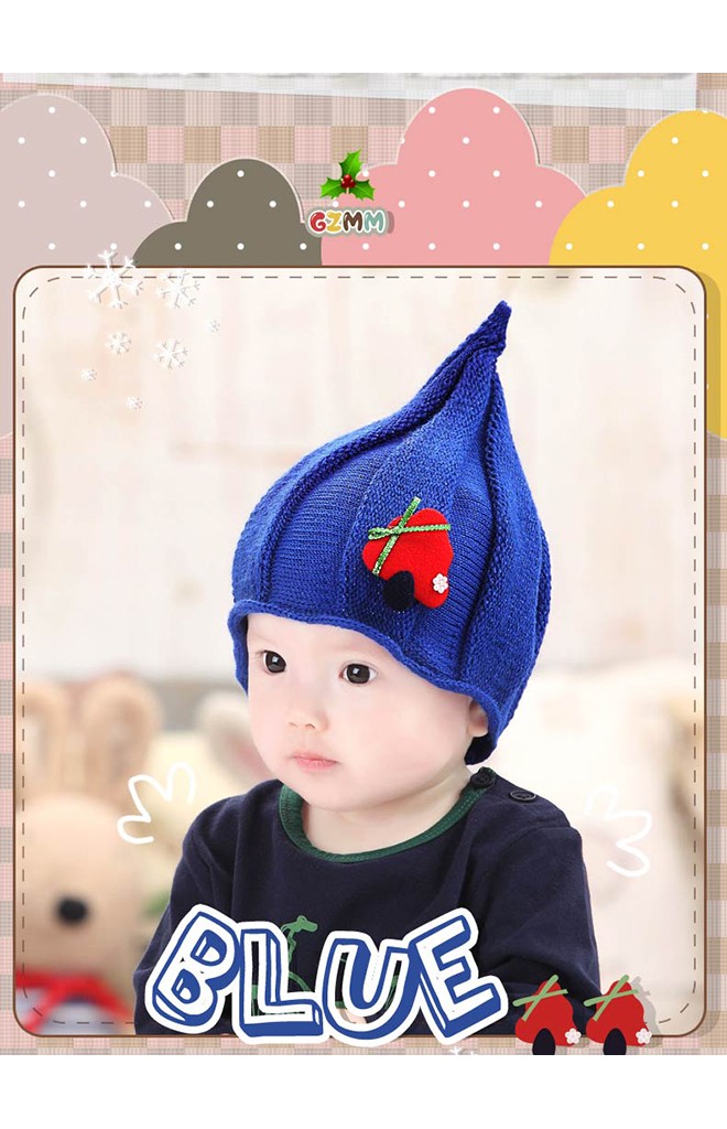หมวกเอลฟ์ ปลายหมวกแหลม แต่งกิ๊ปต้นคริสมาสต์สีแดง GZMM
