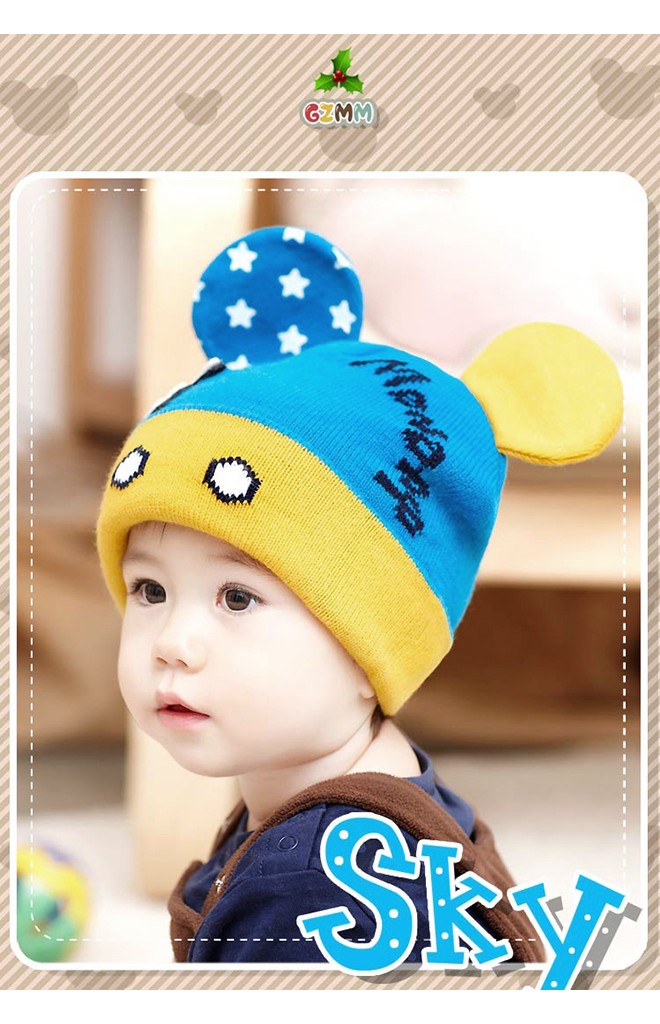 หมวกไหมพรมแต่งหูมิกกี้ ดีไซน์น่ารักจาก GZMM