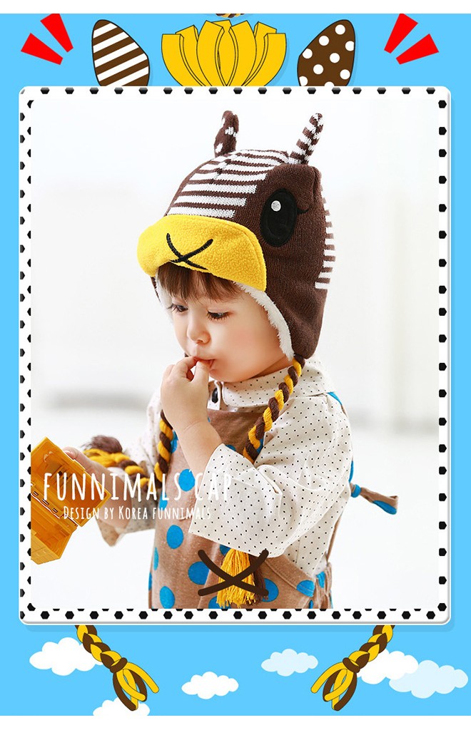 หมวกไหมพรมเด็กรูปกวาง FUNNIMALS