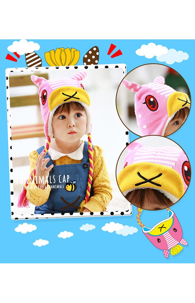 หมวกไหมพรมเด็กรูปกวาง FUNNIMALS